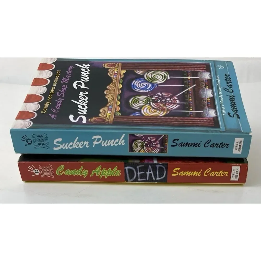 Candy Apple Dead & Sucker Punch -Lot Of 2 Books-Sammi Carter- Paperback